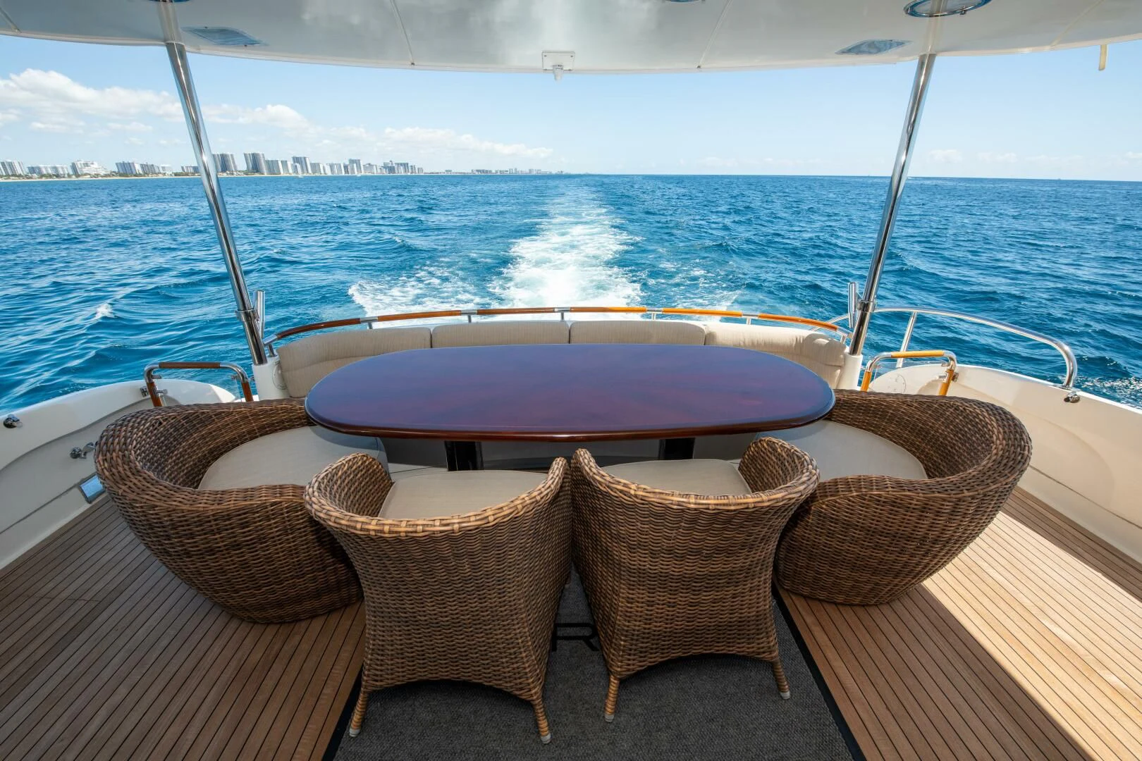 a boat on the water aboard STARFIRE Yacht for Sale