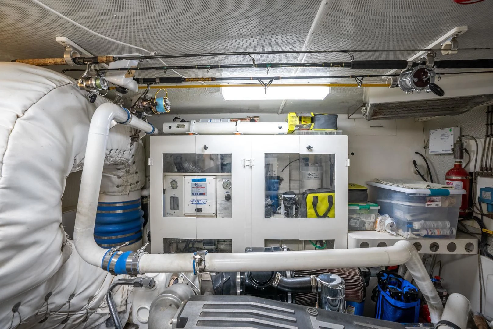 a person in a lab coat aboard STARFIRE Yacht for Sale