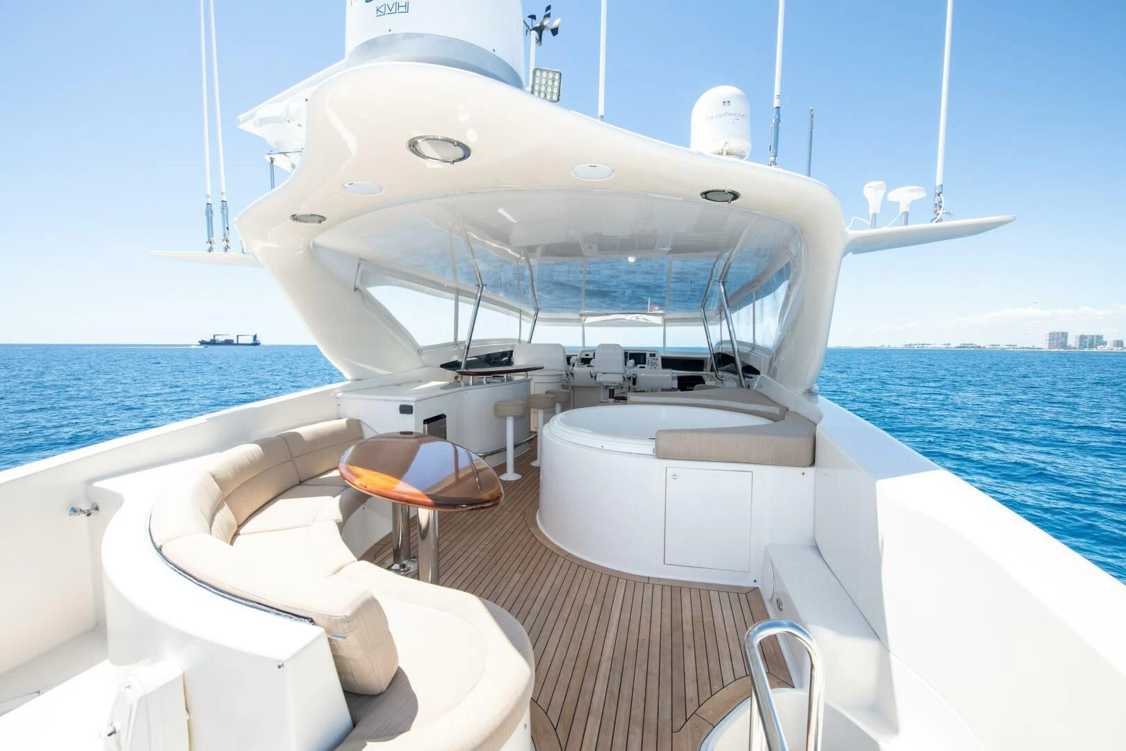 a boat on the water aboard STARFIRE Yacht for Sale