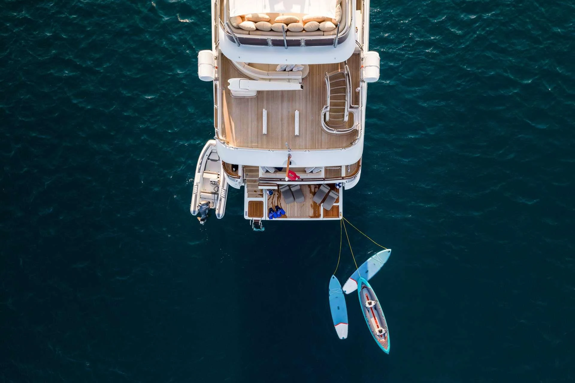 a boat in the water aboard ENDLESS SUMMER Yacht for Sale