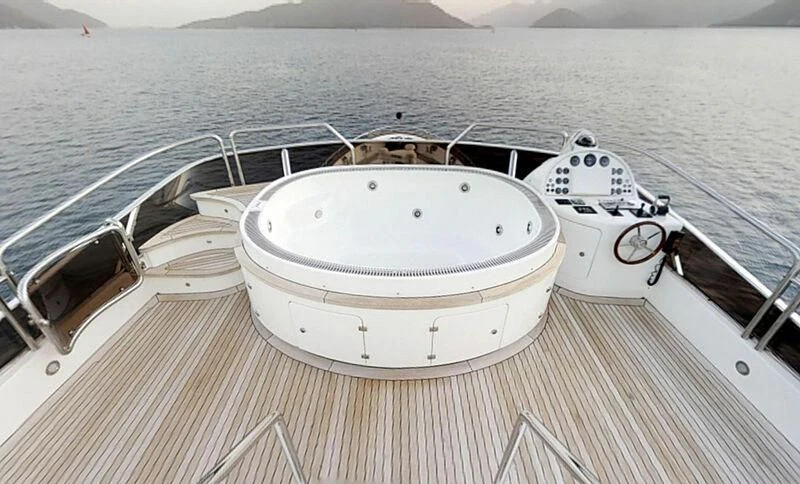 a boat on the water aboard ENDLESS SUMMER Yacht for Sale