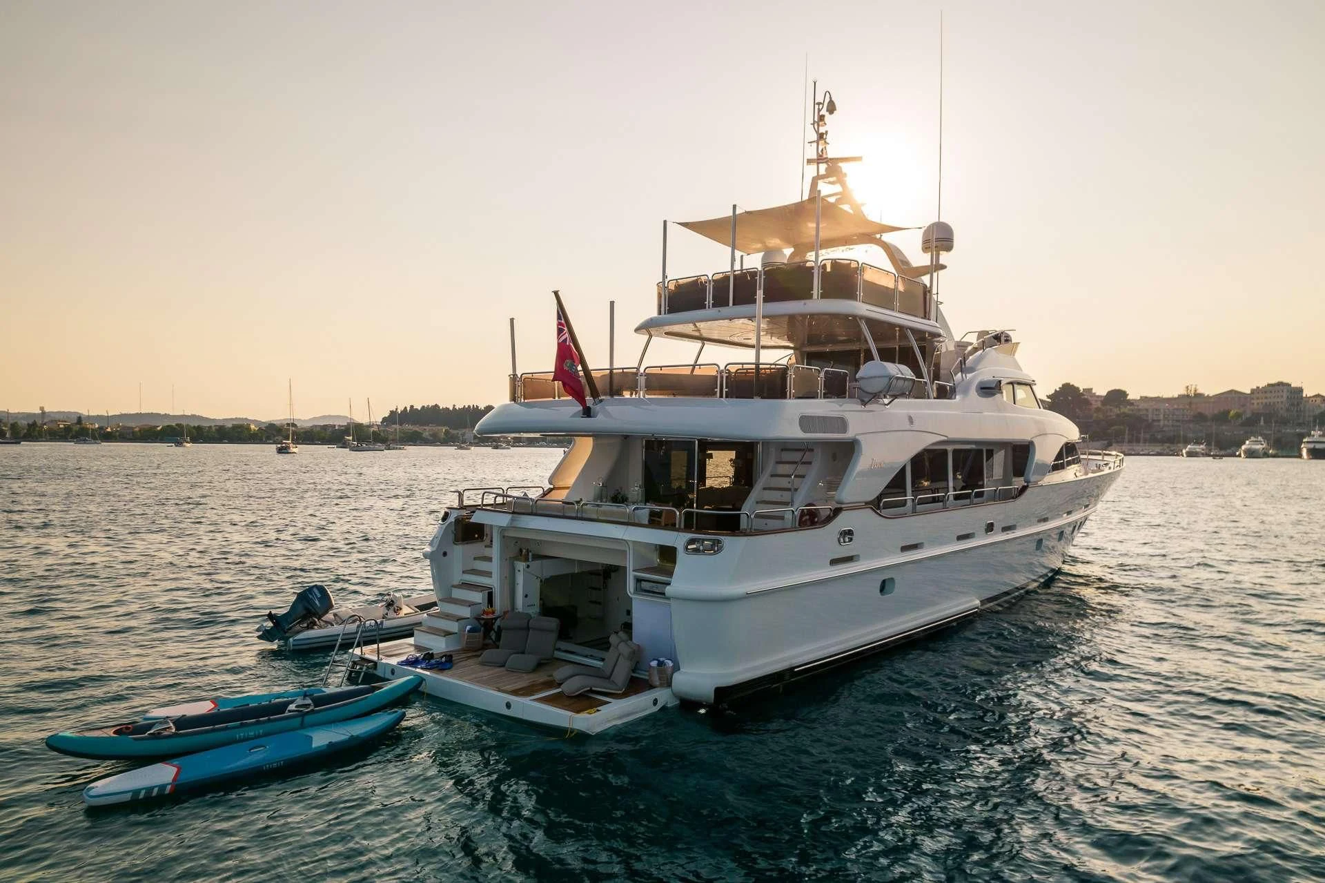a boat on the water aboard ENDLESS SUMMER Yacht for Sale