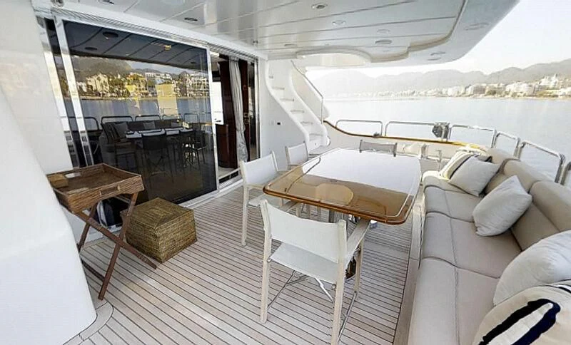 a boat on a water body aboard ENDLESS SUMMER Yacht for Sale