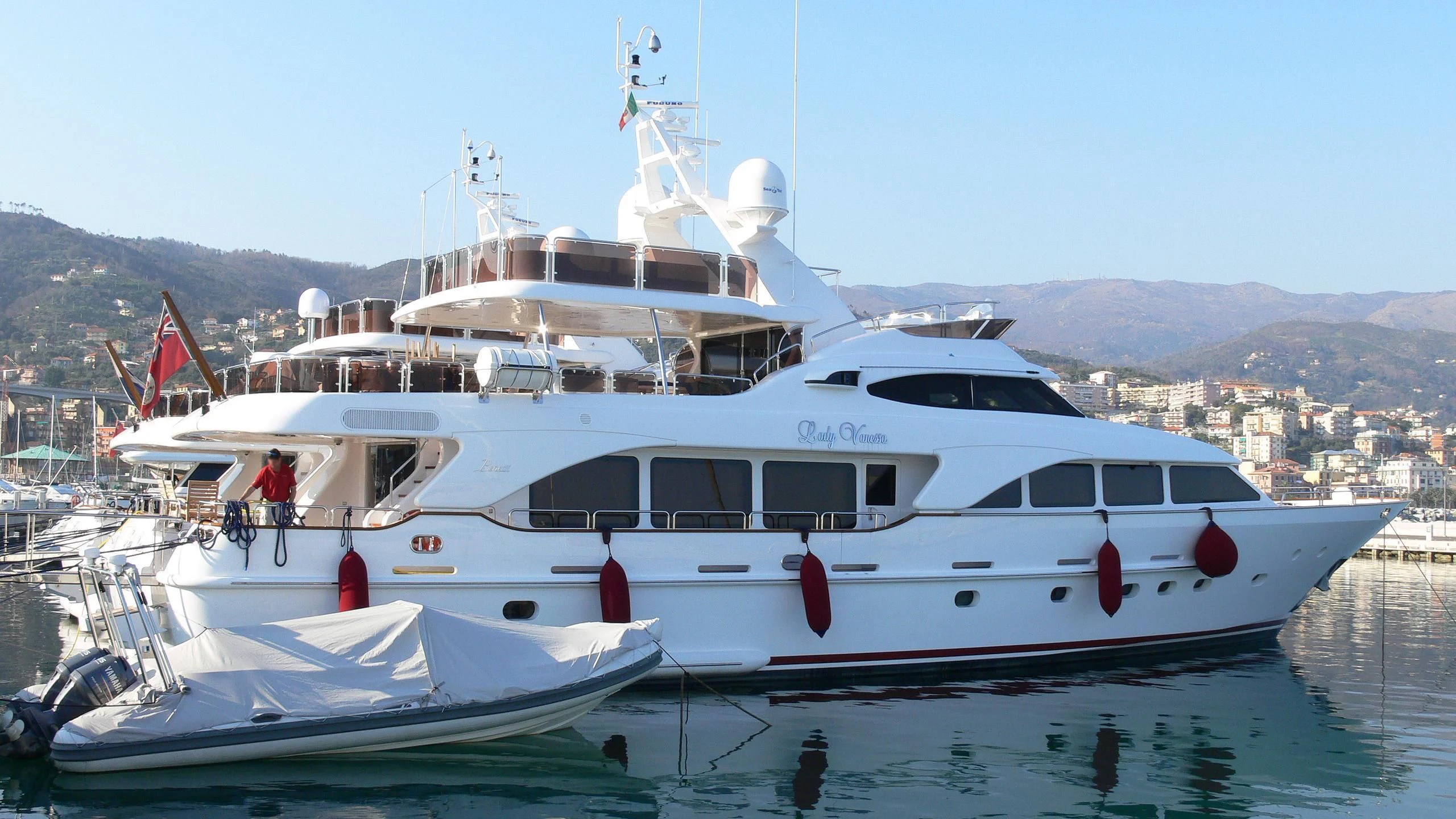 a white yacht in the water aboard ENDLESS SUMMER Yacht for Sale
