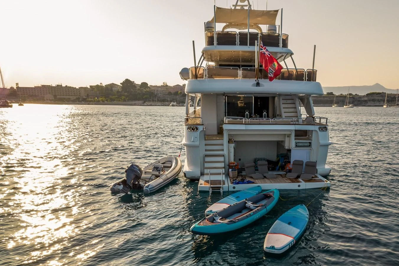 a boat on the water aboard ENDLESS SUMMER Yacht for Sale