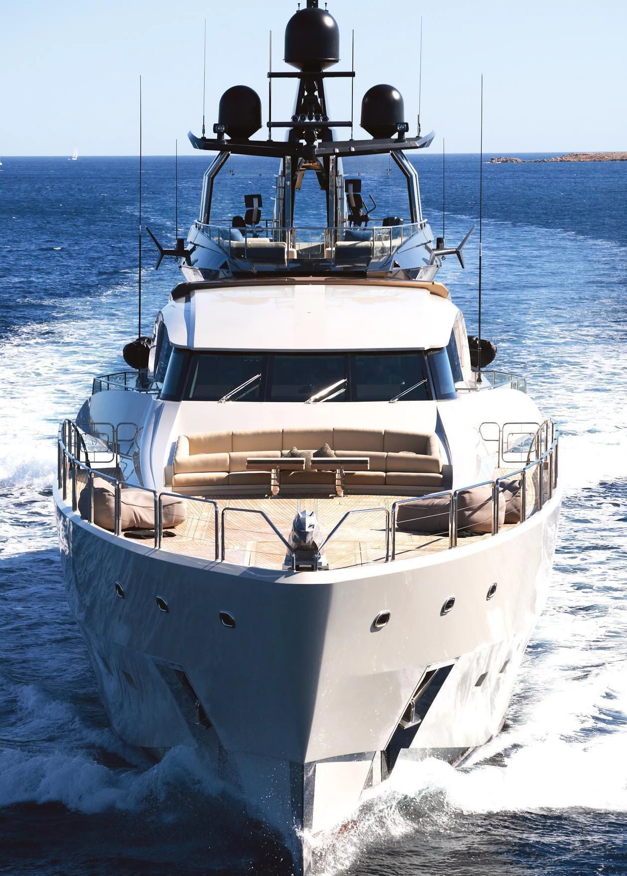 a boat on the water aboard LADY M Yacht for Sale