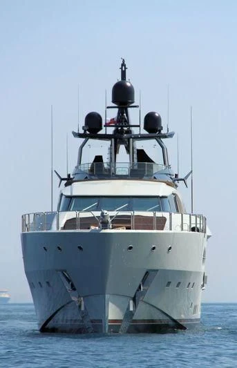 a boat in the water aboard LADY M Yacht for Sale