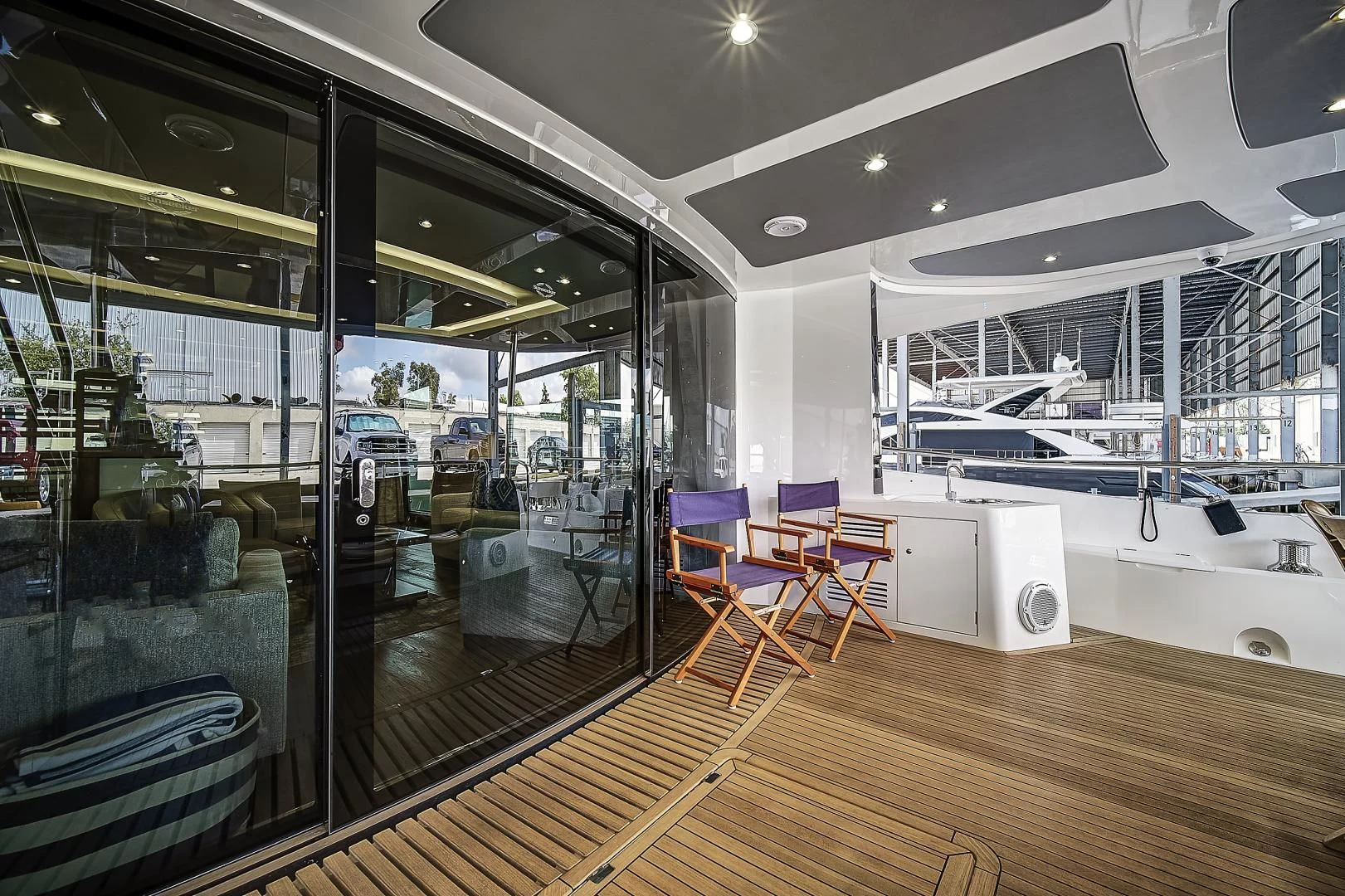 inside view of a building aboard 'S NOON SOMEWHERE Yacht for Sale