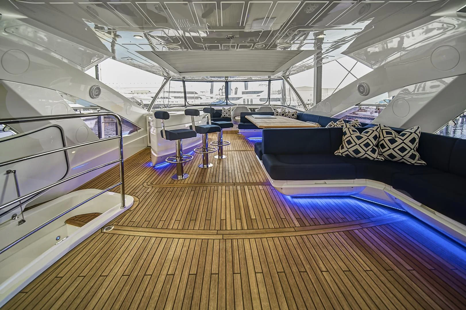 inside of a plane aboard 'S NOON SOMEWHERE Yacht for Sale