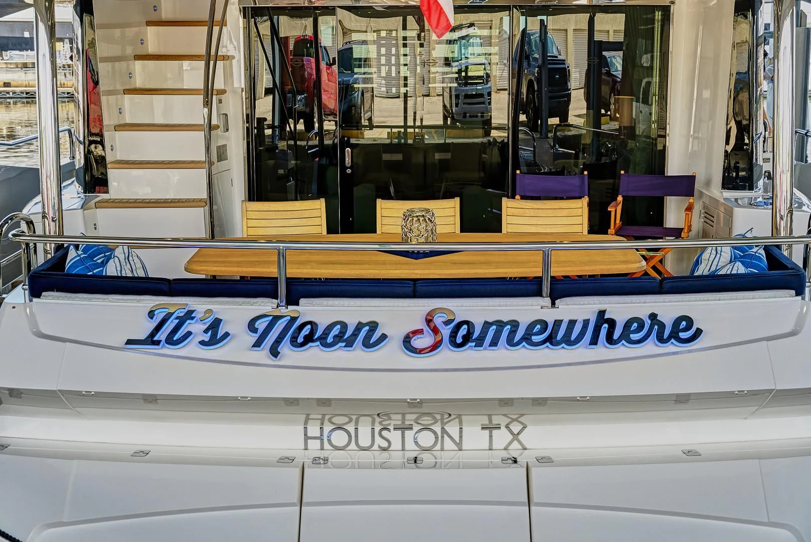 calendar aboard 'S NOON SOMEWHERE Yacht for Sale