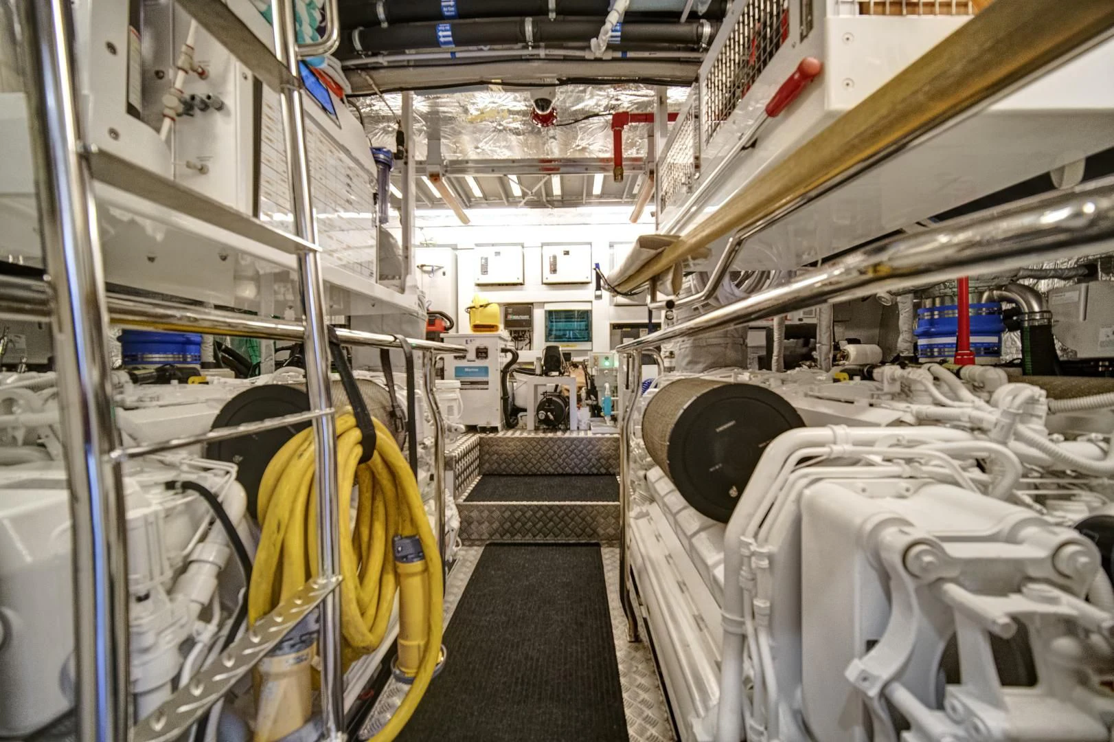 a large factory with several machines aboard 'S NOON SOMEWHERE Yacht for Sale