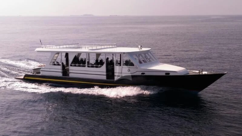 a boat on the water aboard ARK NOBLE Yacht for Sale