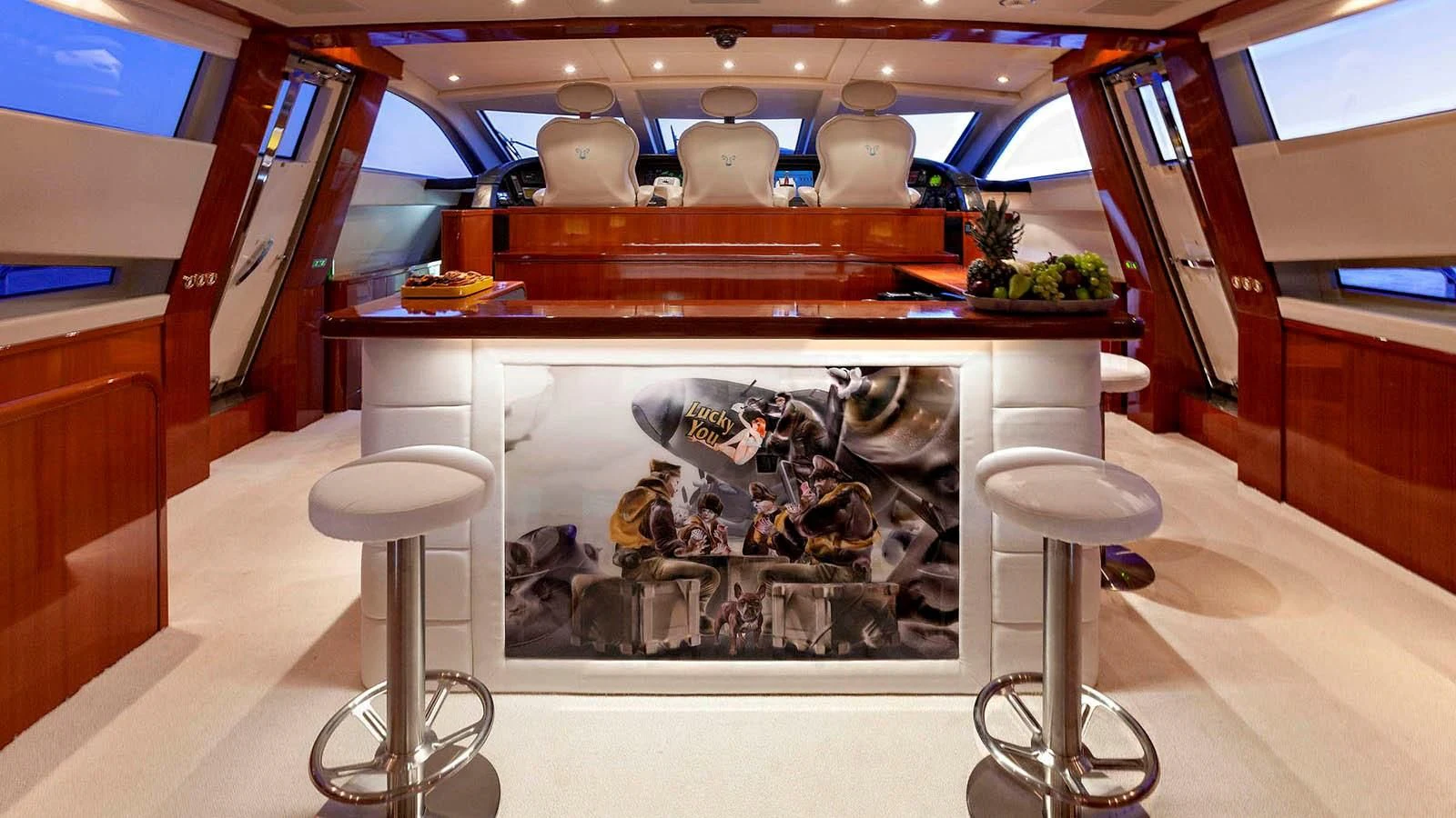 a kitchen with a large oven aboard KIDI ONE Yacht for Sale