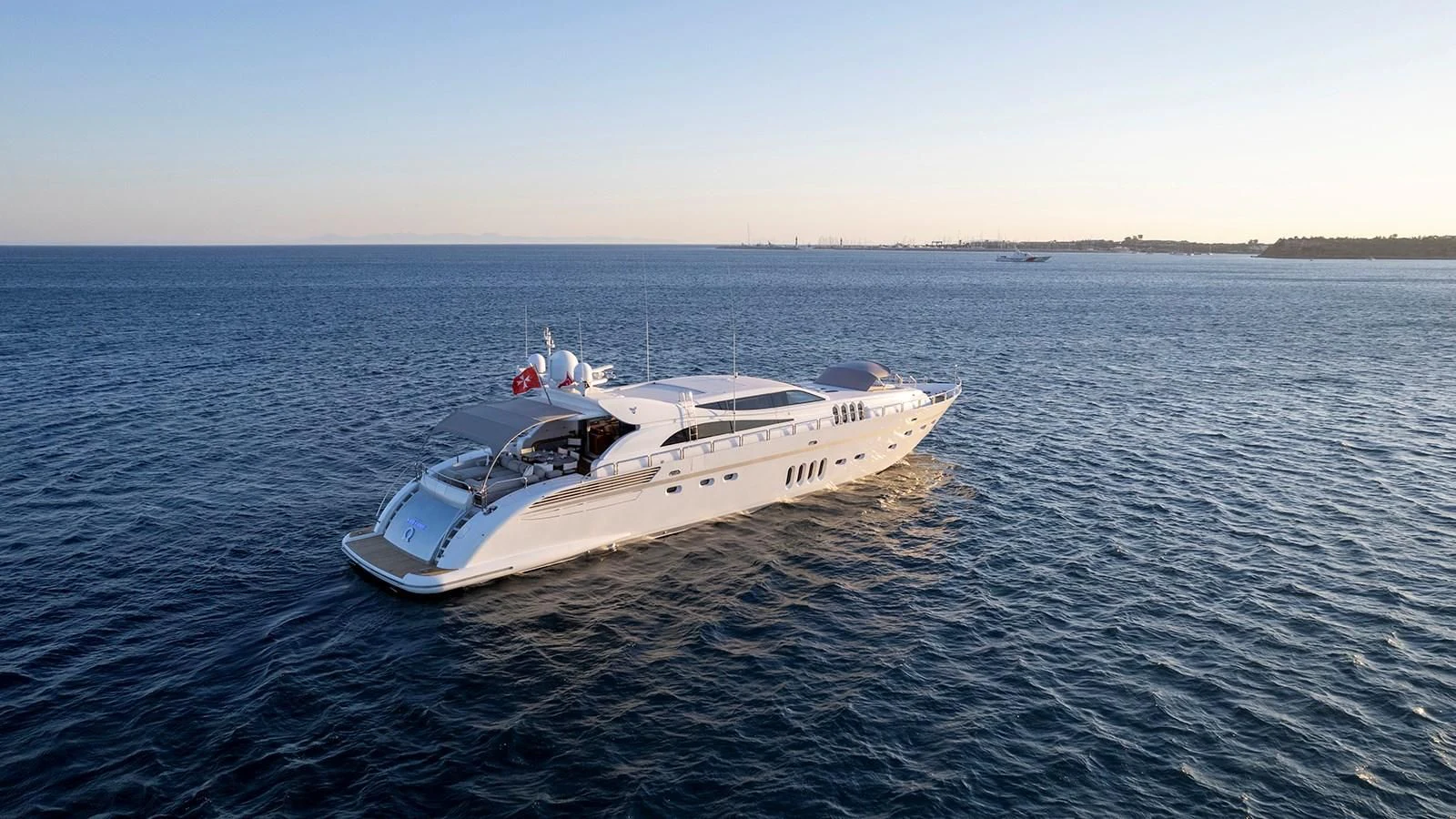 a boat in the water aboard KIDI ONE Yacht for Sale