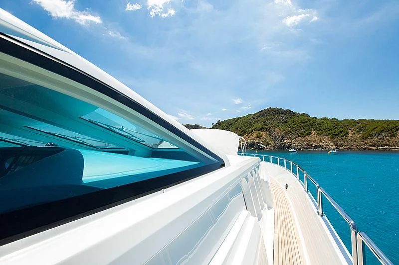 a boat on the water aboard KIDI ONE Yacht for Sale