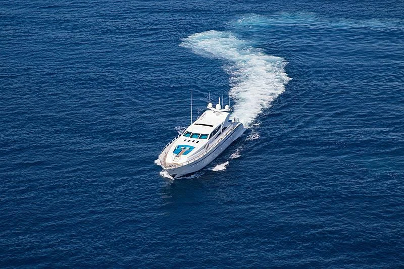 a boat in the water aboard KIDI ONE Yacht for Sale