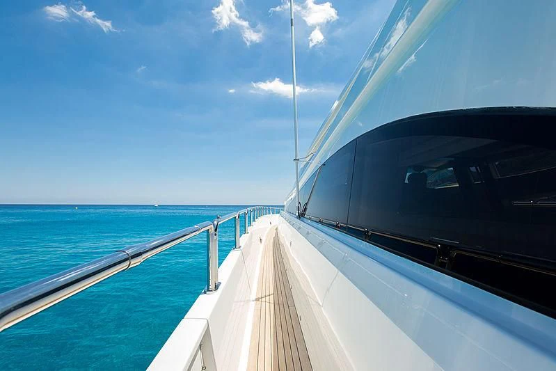 a boat on the water aboard KIDI ONE Yacht for Sale