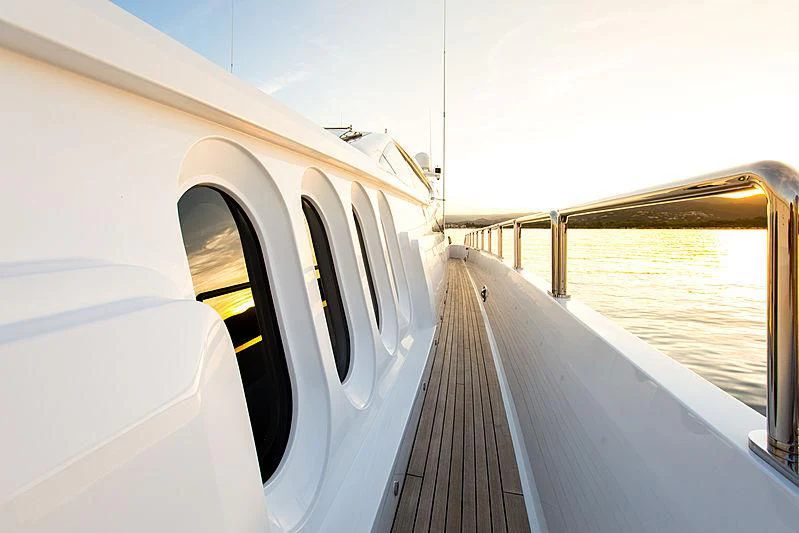 a boat on a body of water aboard KIDI ONE Yacht for Sale