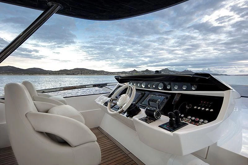 a boat on the water aboard BRAVA Yacht for Sale