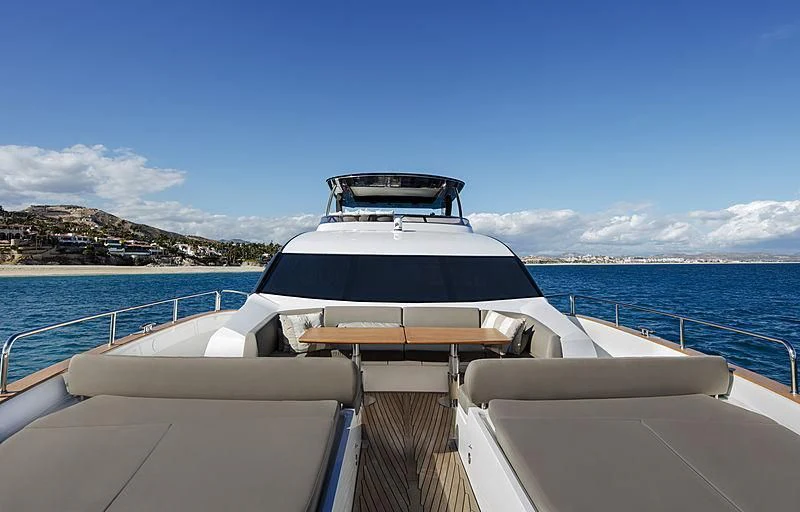 a boat on the water aboard BRAVA Yacht for Sale