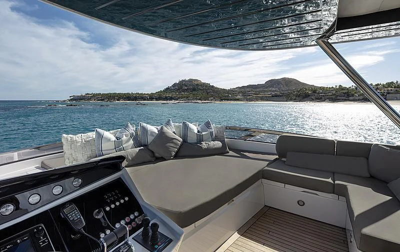a boat on the water aboard BRAVA Yacht for Sale