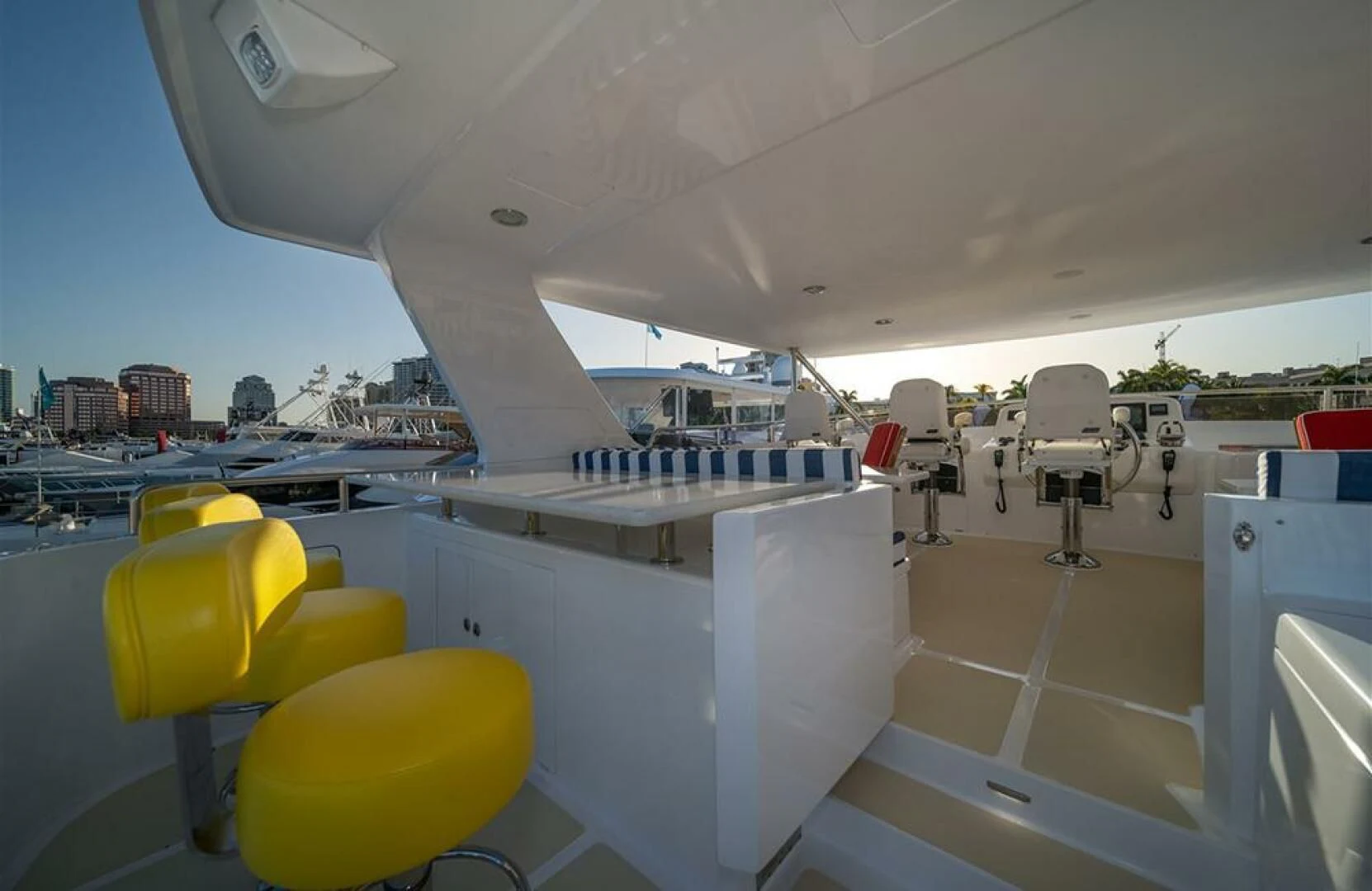 a view of the deck of a plane aboard JULIANNE Yacht for Sale
