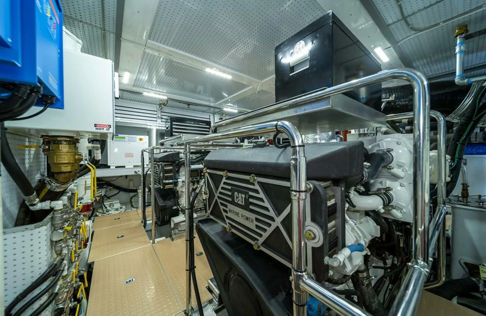 a machine inside a factory aboard JULIANNE Yacht for Sale