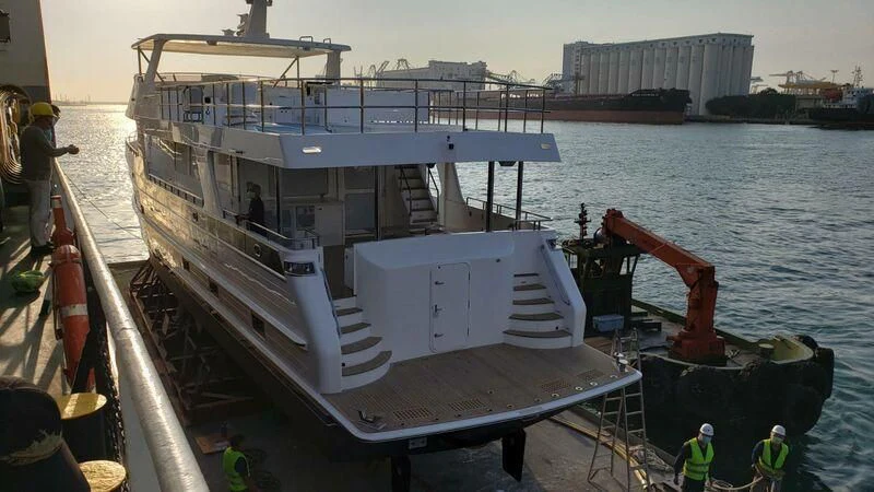 a boat on the water aboard JULIANNE Yacht for Sale