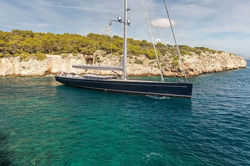 a boat on the water aboard CERVO Yacht for Sale