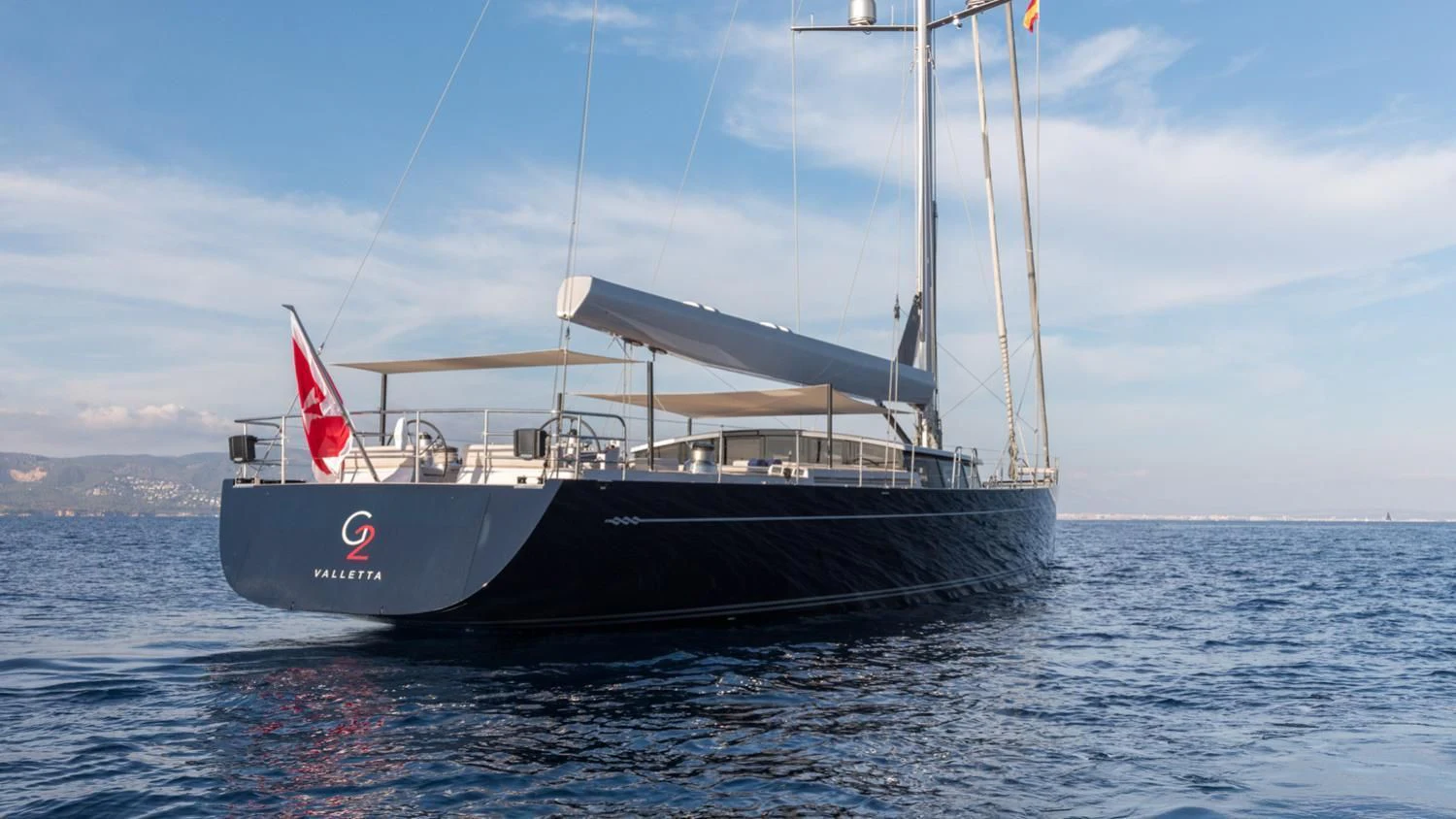 a boat on the water aboard CERVO Yacht for Sale