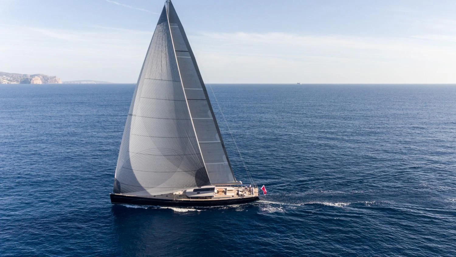 a sailboat in the water aboard CERVO Yacht for Sale