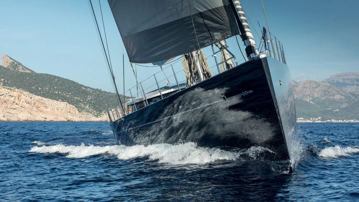 a boat on the water aboard CERVO Yacht for Sale