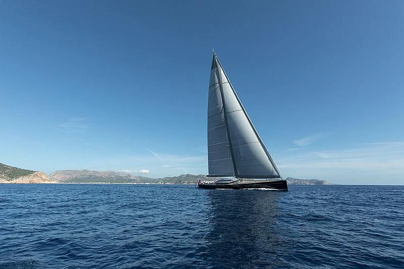 a sailboat on the water aboard CERVO Yacht for Sale