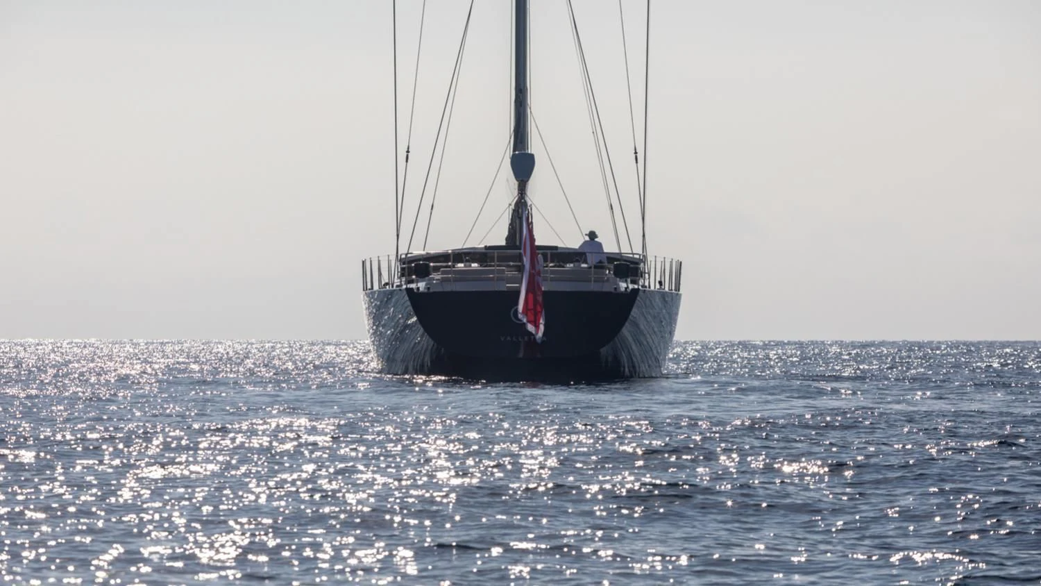 a boat on the water aboard CERVO Yacht for Sale