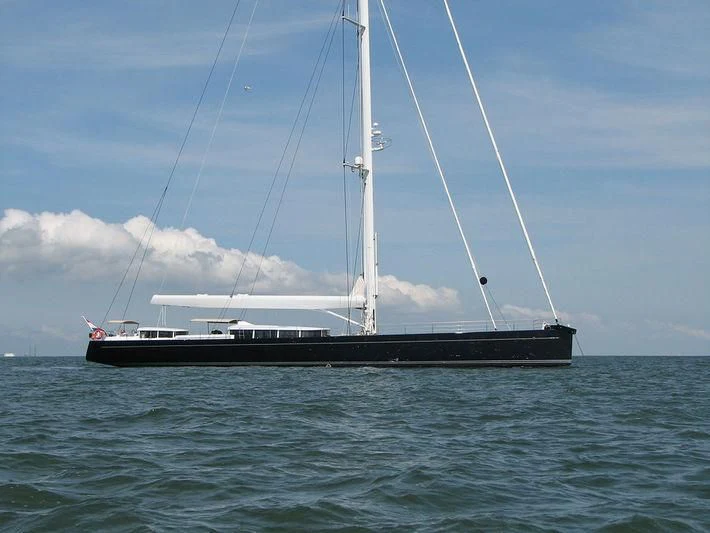 a boat in the water aboard CERVO Yacht for Sale