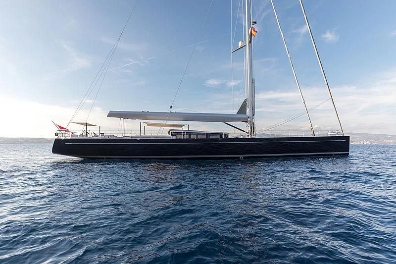 a boat on the water aboard CERVO Yacht for Sale