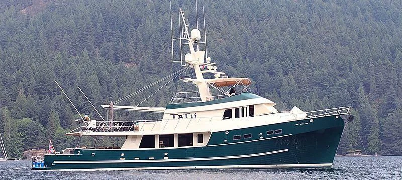 a boat on the water aboard HOLIDAY Yacht for Sale