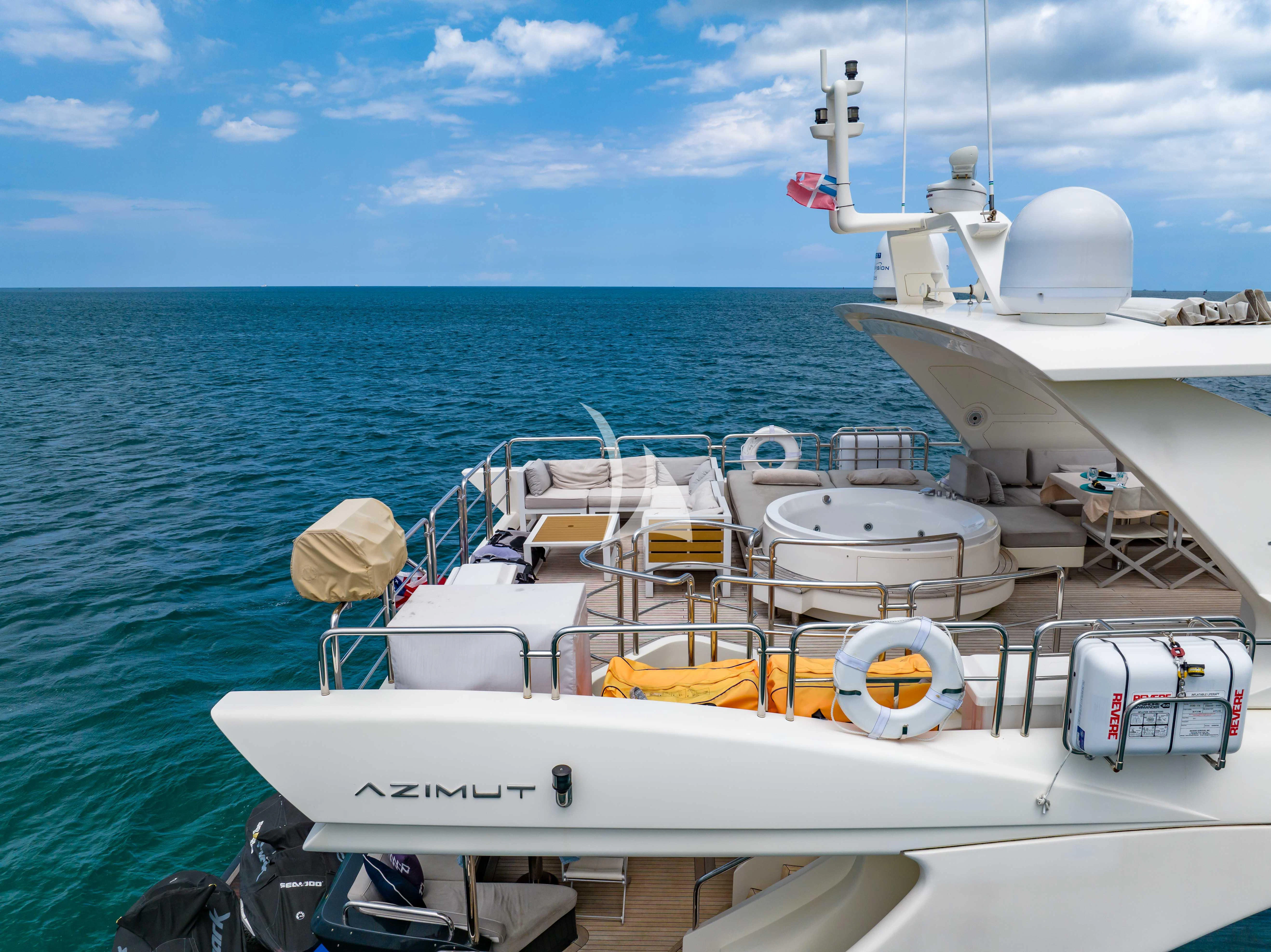 a boat on the water aboard SKY Yacht for Sale