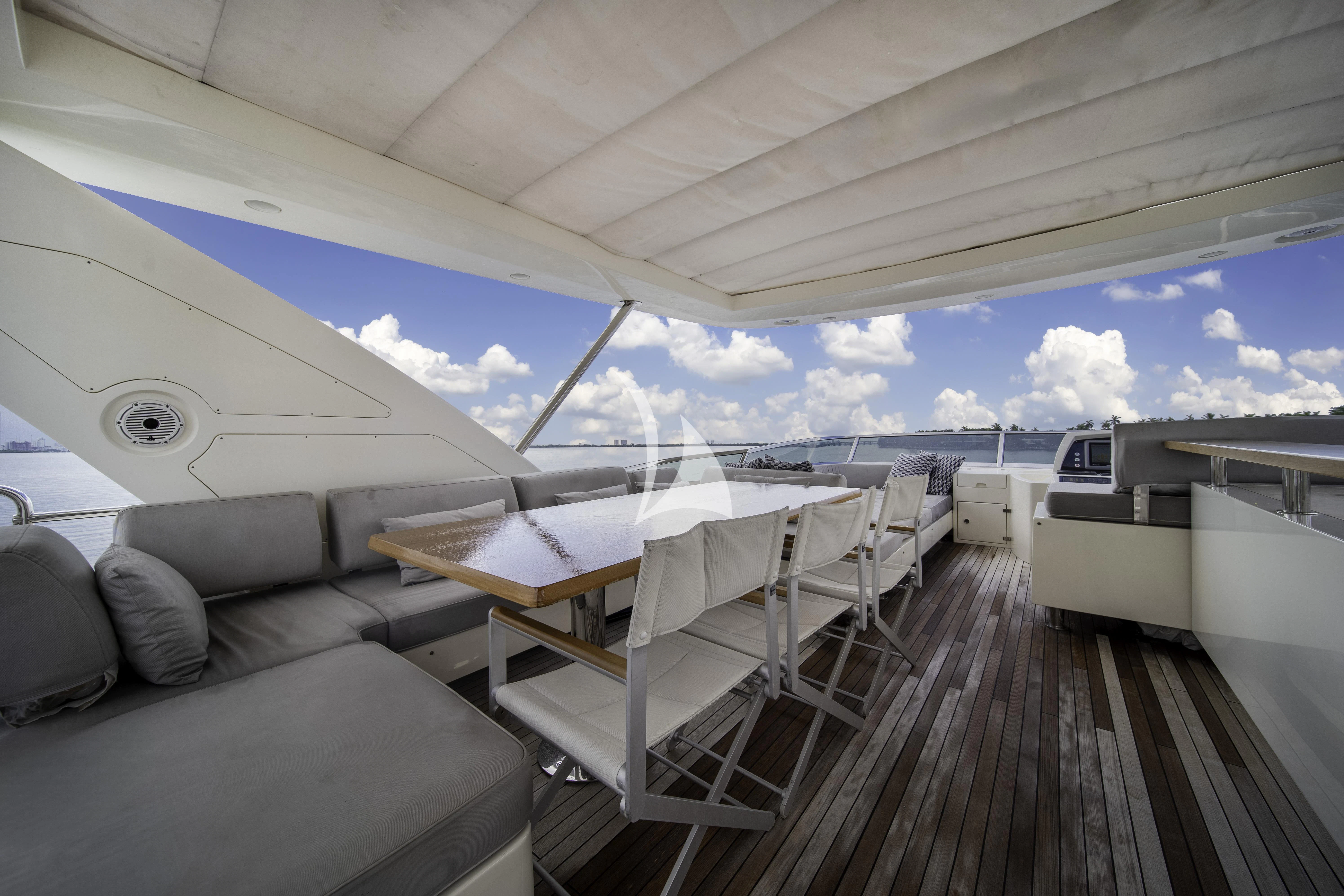 a boat on the water aboard SKY Yacht for Sale