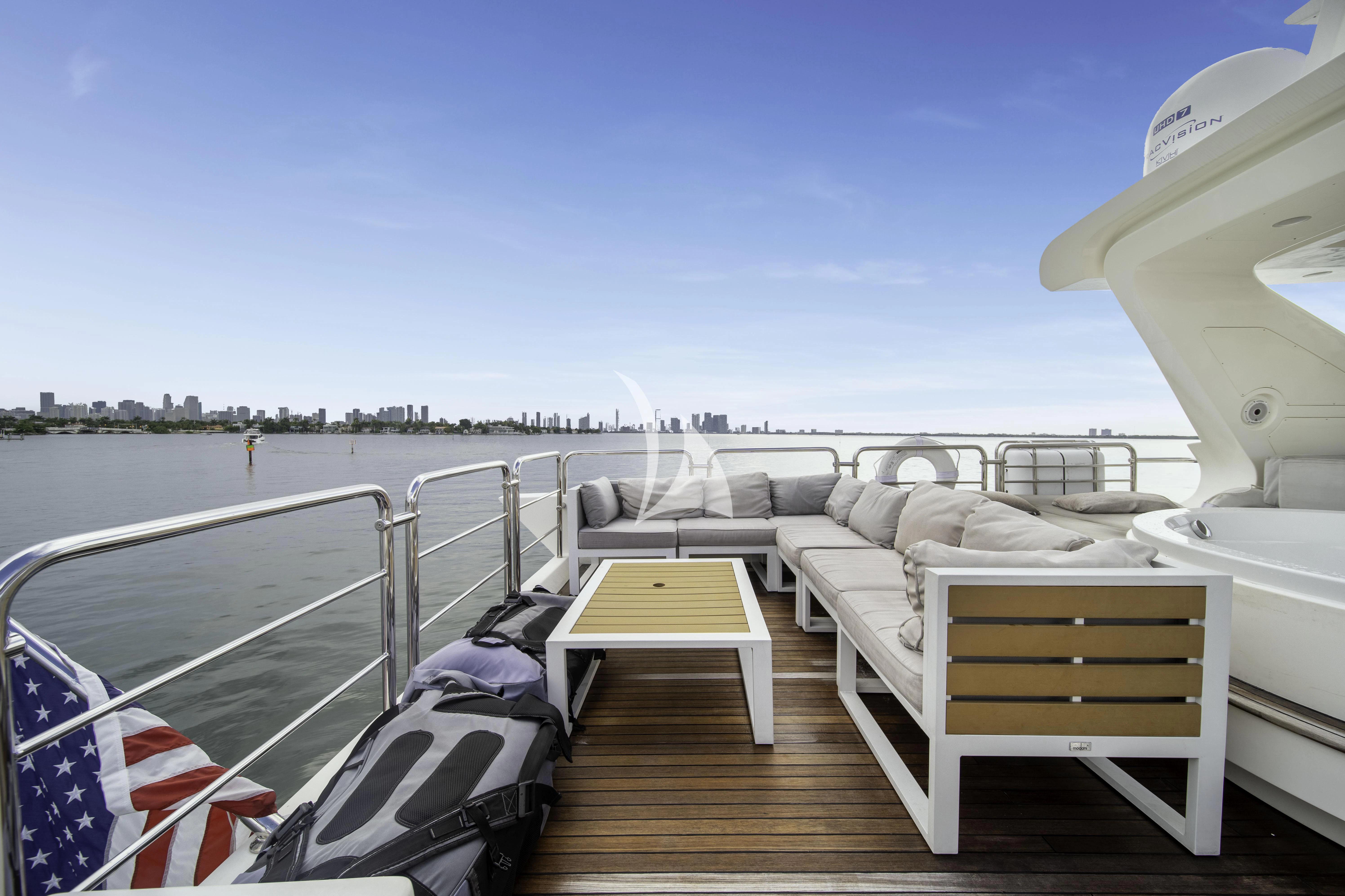 a boat on the water aboard SKY Yacht for Sale