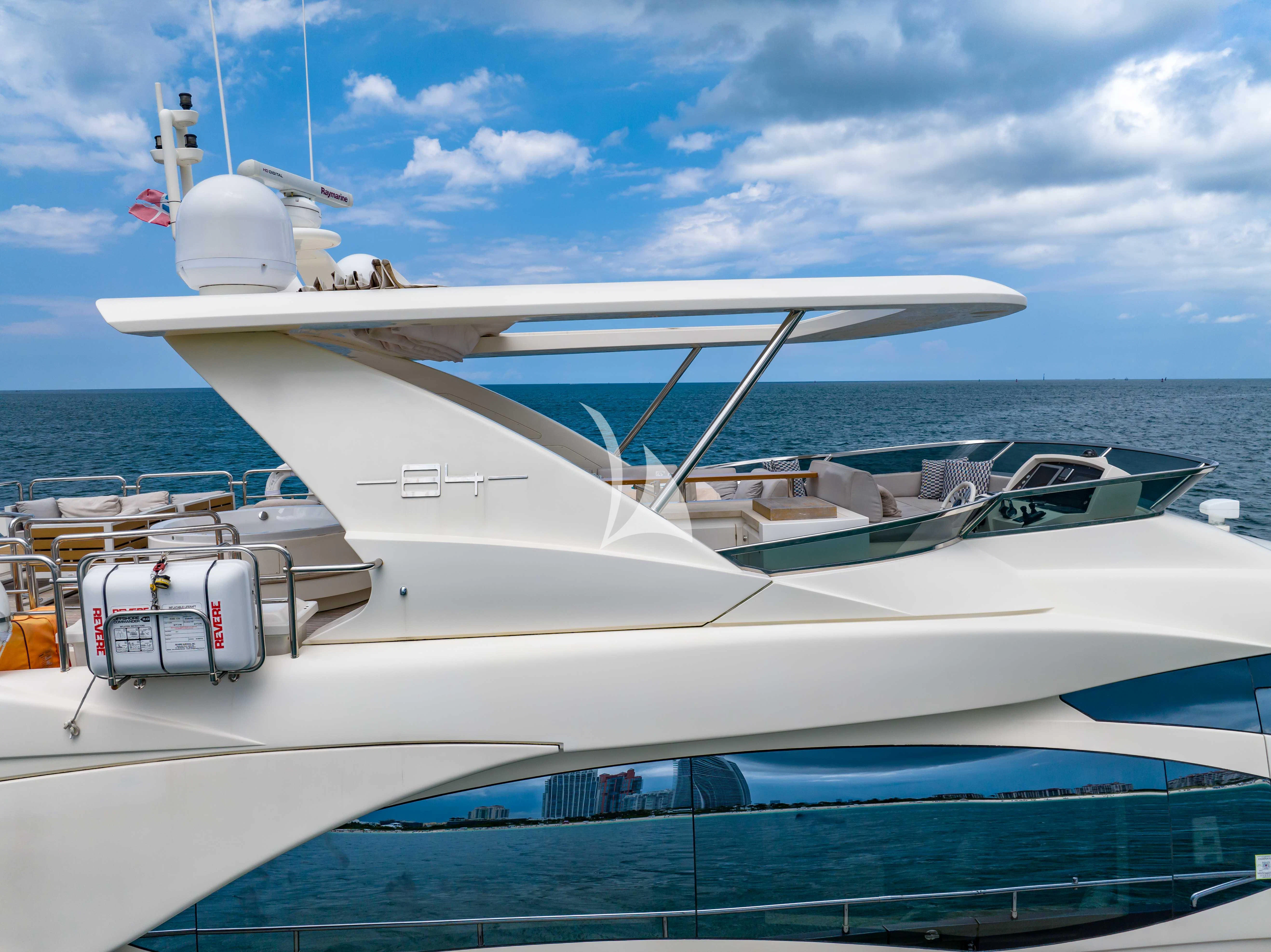 a boat on the water aboard SKY Yacht for Sale