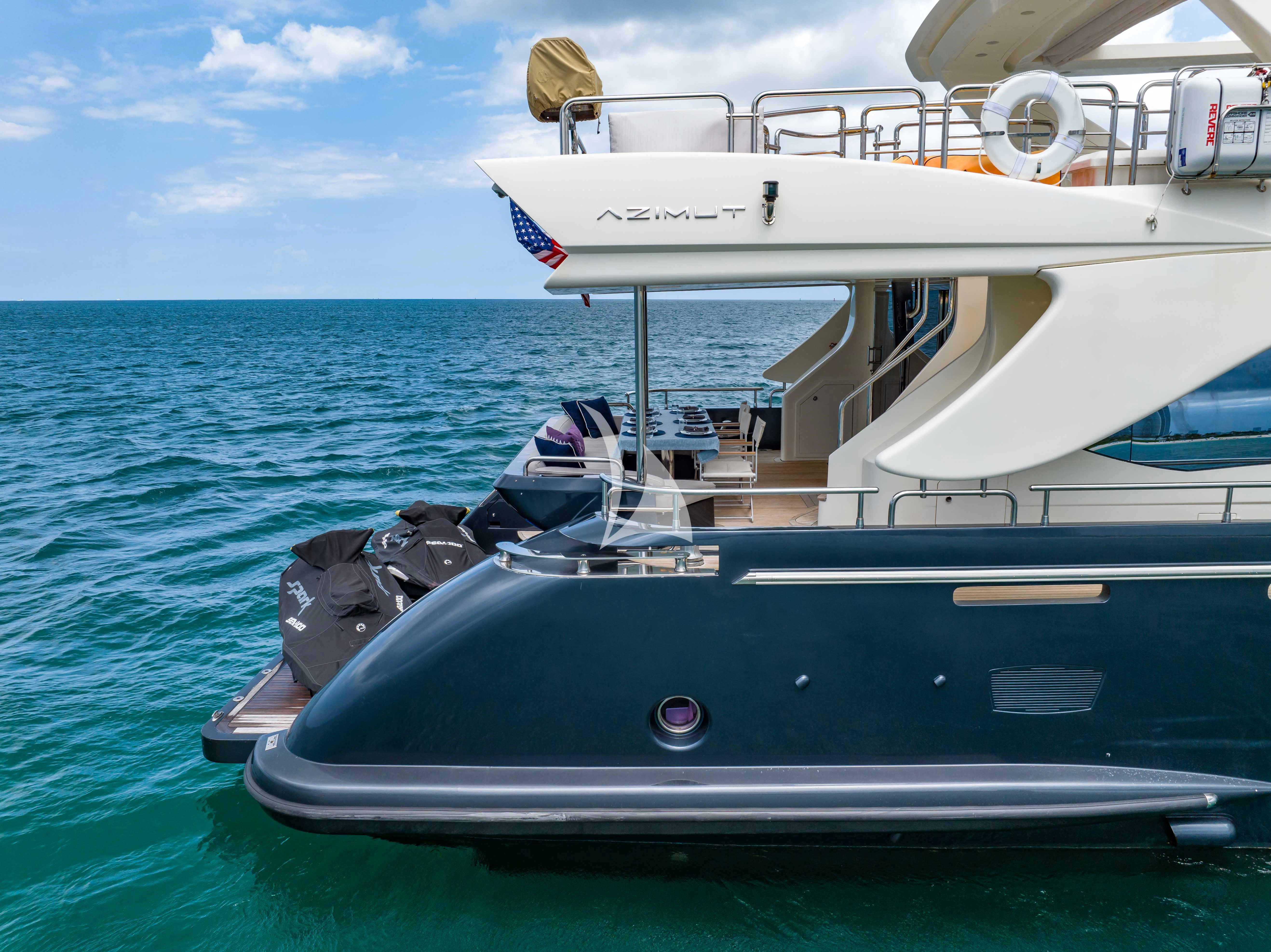 a boat on the water aboard SKY Yacht for Sale