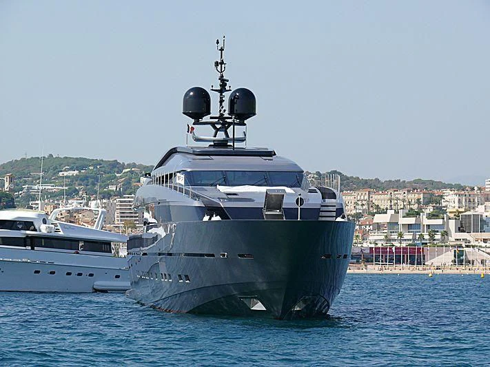a large ship in the water aboard 4A Yacht for Sale