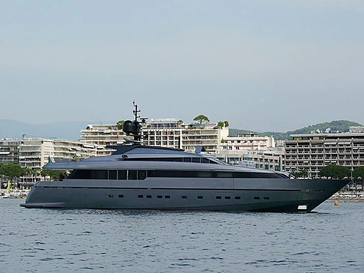 a large boat in the water aboard 4A Yacht for Sale