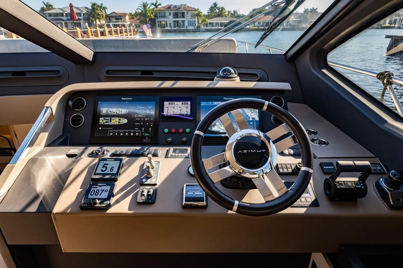 inside of a car aboard KNOT DIVORCE Yacht for Sale