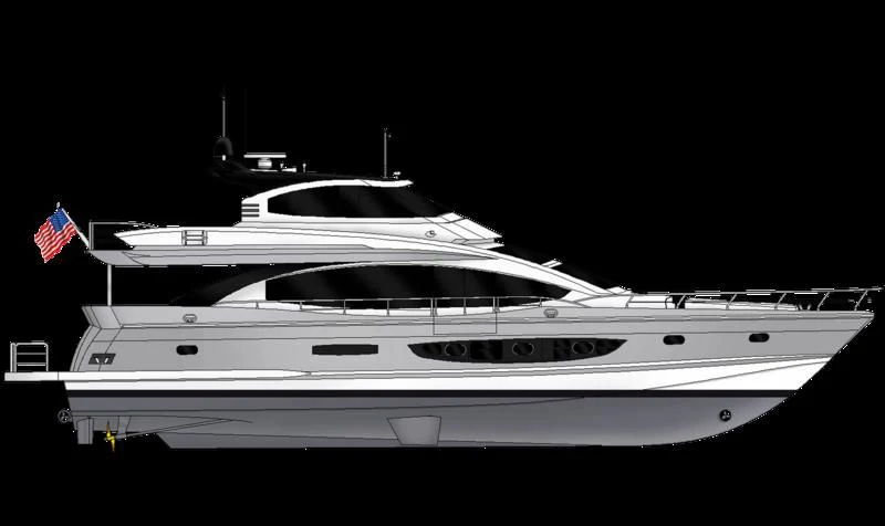 a black and white photo of a ship aboard FUJIMO Yacht for Sale