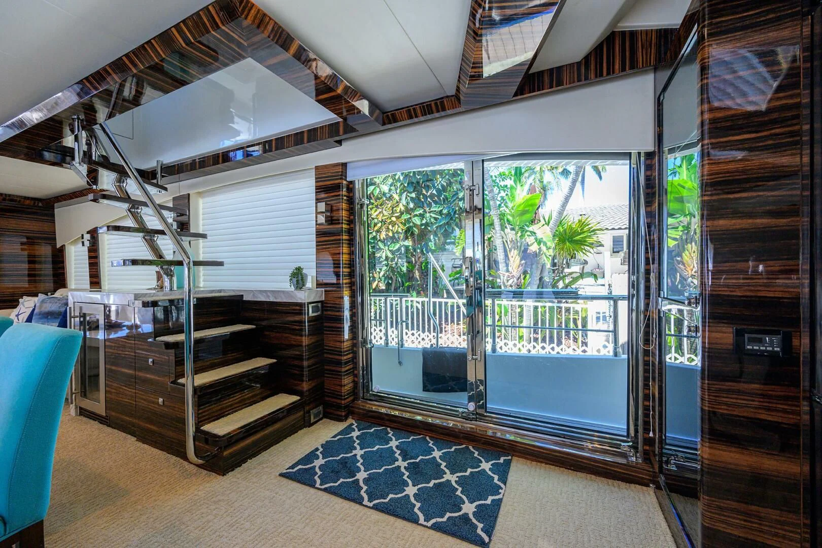 a room with a slide aboard FUJIMO Yacht for Sale