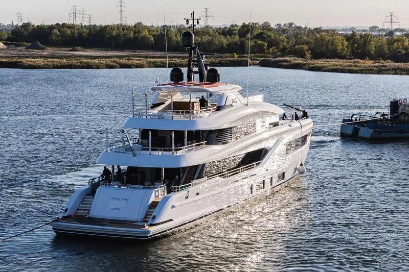 a boat on the water aboard ACE Yacht for Sale