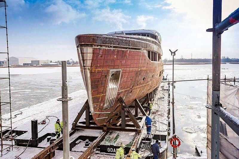 a boat on the water aboard ACE Yacht for Sale