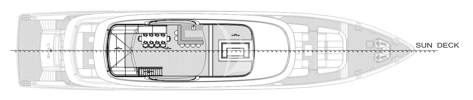 diagram aboard ACE Yacht for Sale